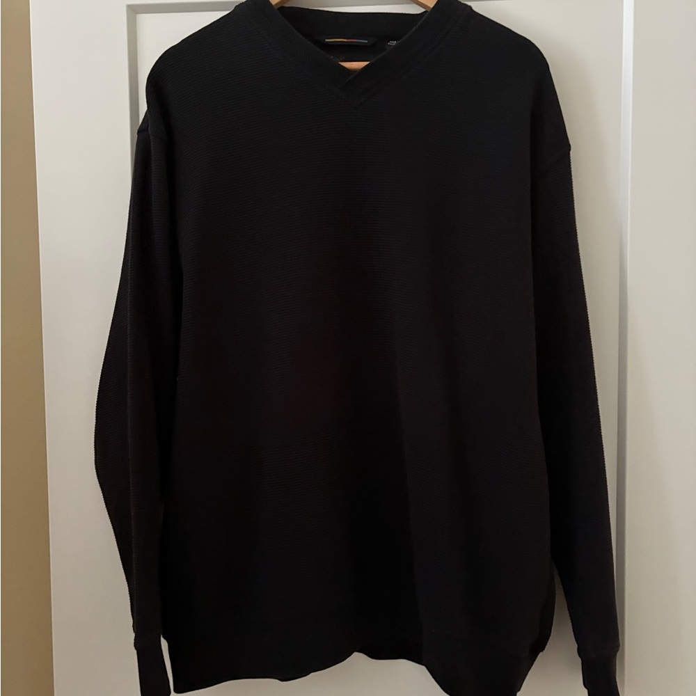 Greg Norman Play Dry Black Long Sleeve Pullover – Size L